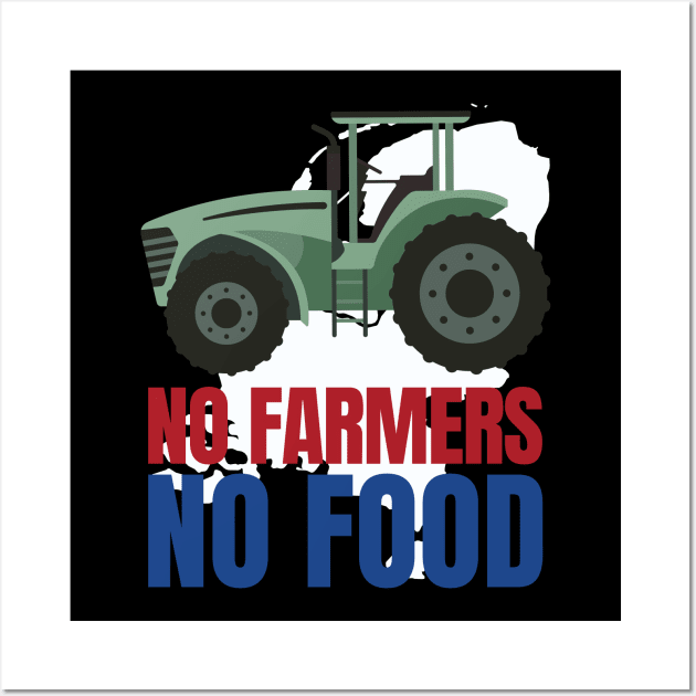 No Farmers No Food Netherland Boerenopstand Wall Art by UNDERGROUNDROOTS